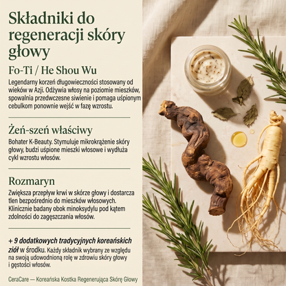 Koreańska Kostka Odnowy Skóry Głowy